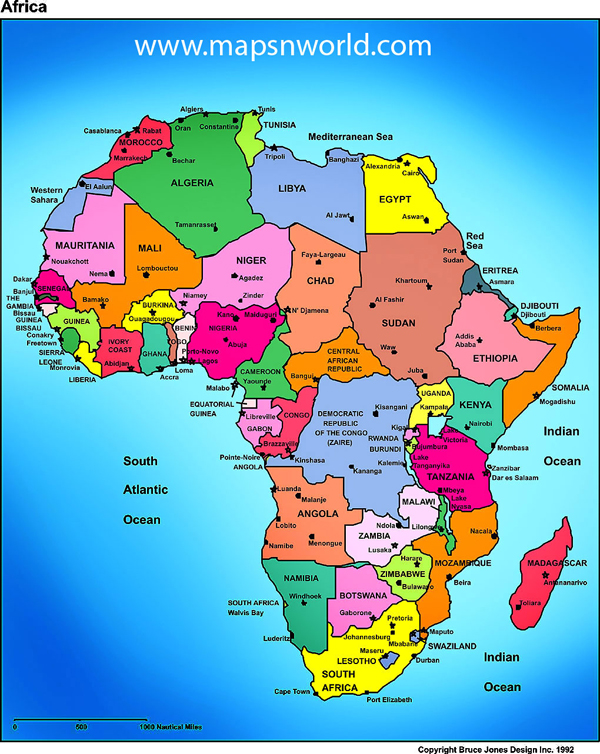 Political Map Of Africa 2013 May 22 2013 Peacefare