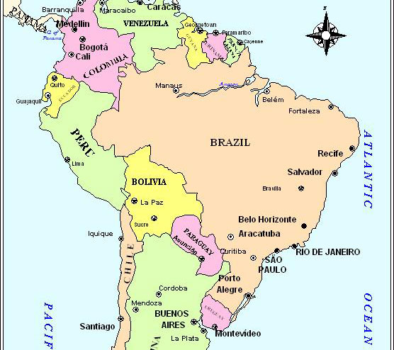 Map of Brazile