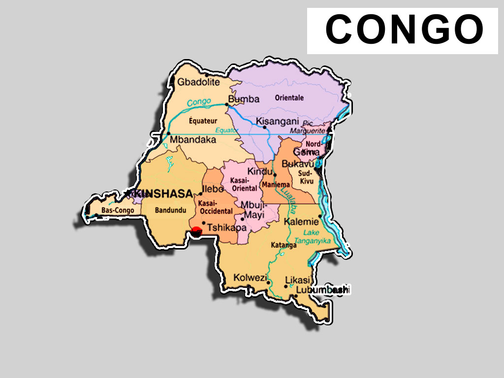 map congo
