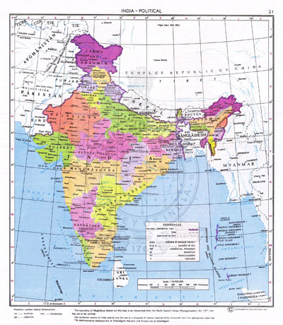 maps of India