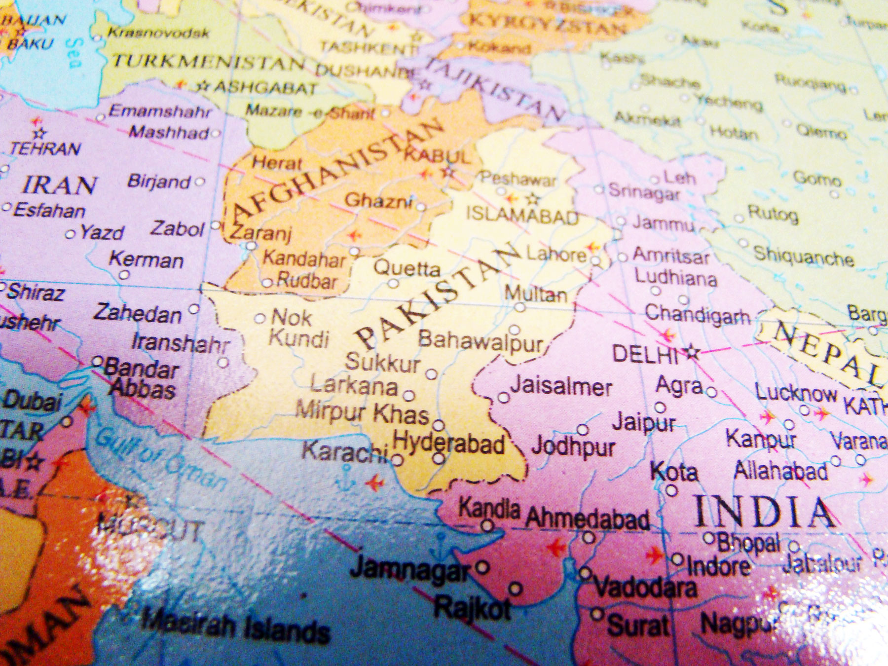 Map of Pakistan bigger size