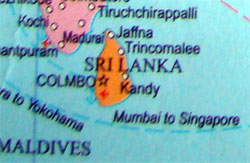 Srilanka map