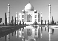Taj Mahal, une des sept merveilles du monde
