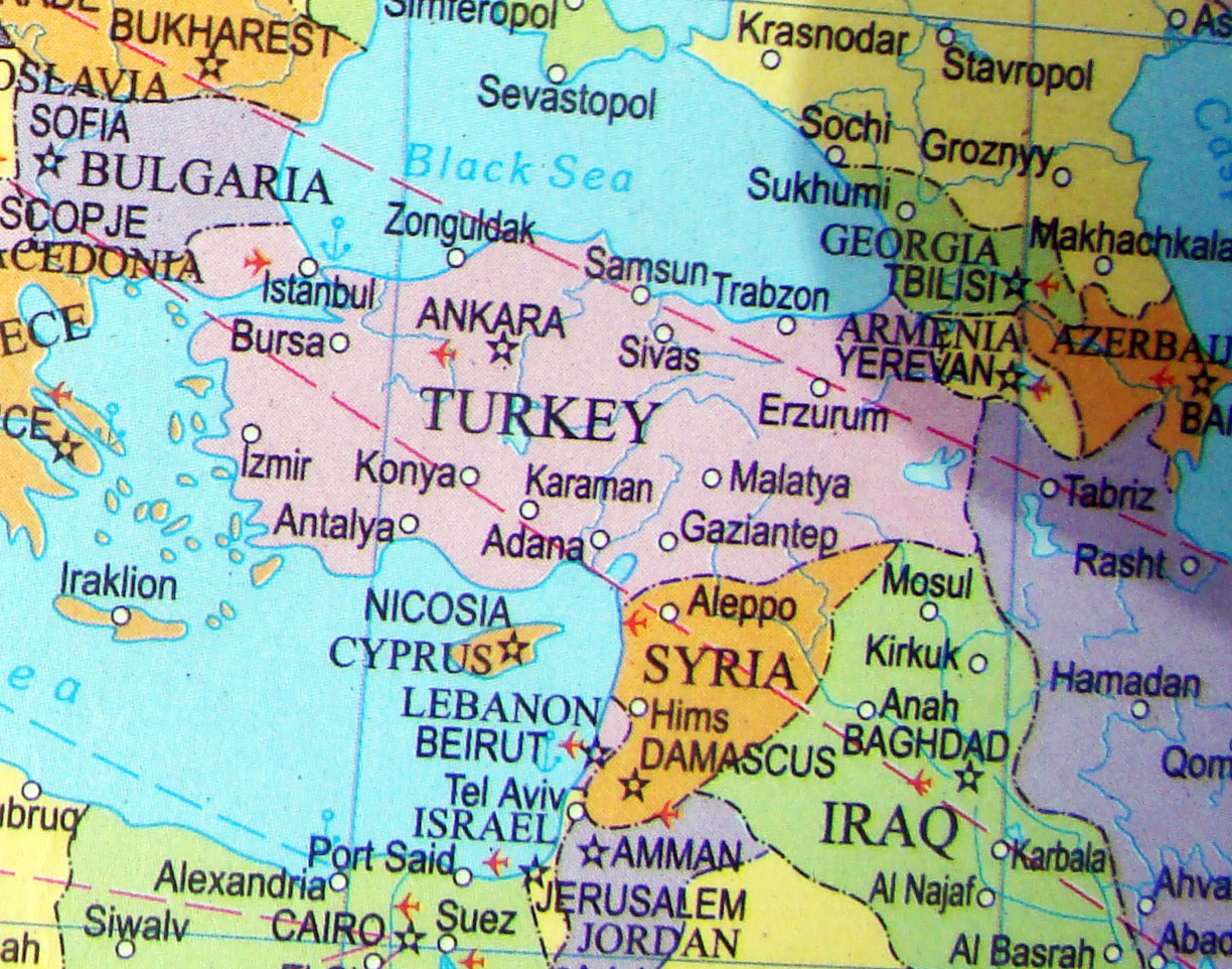 map Turkey