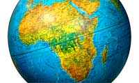 Africa location map