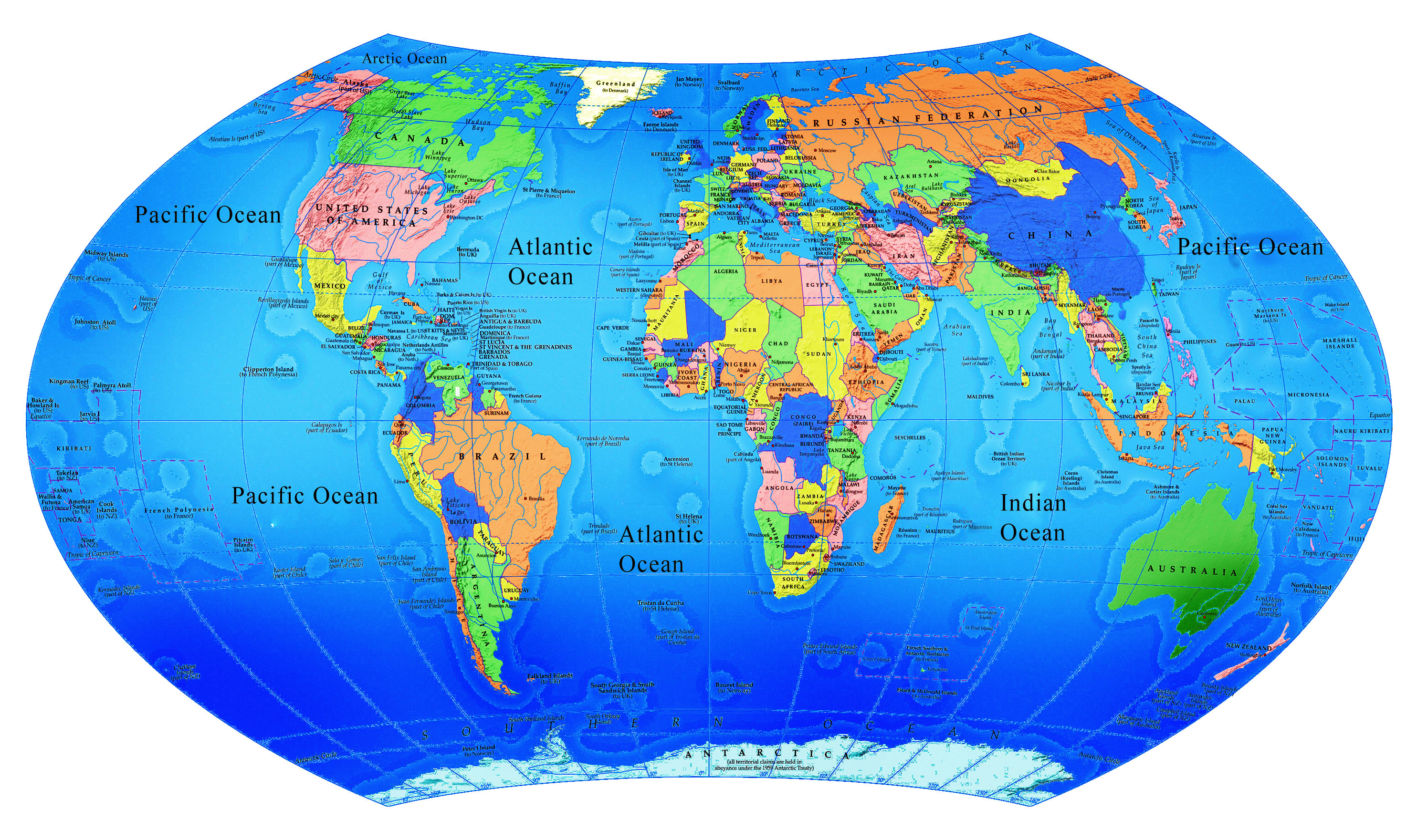 updated world map | World map