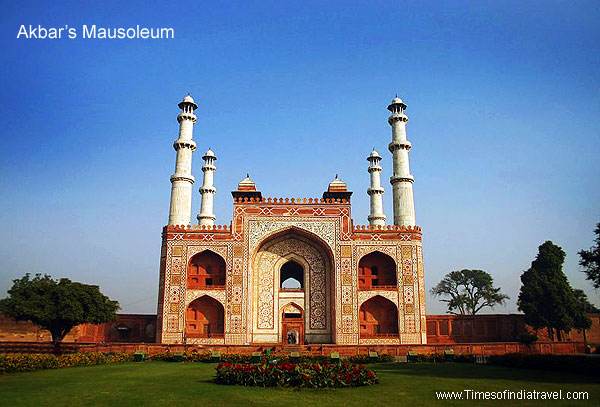 Akbar's Mausoleum, Akbar's Tomb gate architecture india