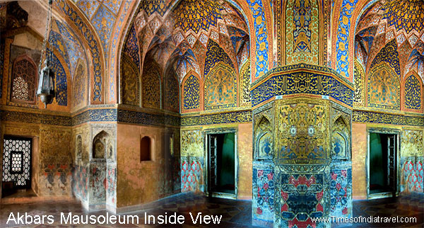 Akbar's Mausoleum Inside view Agra