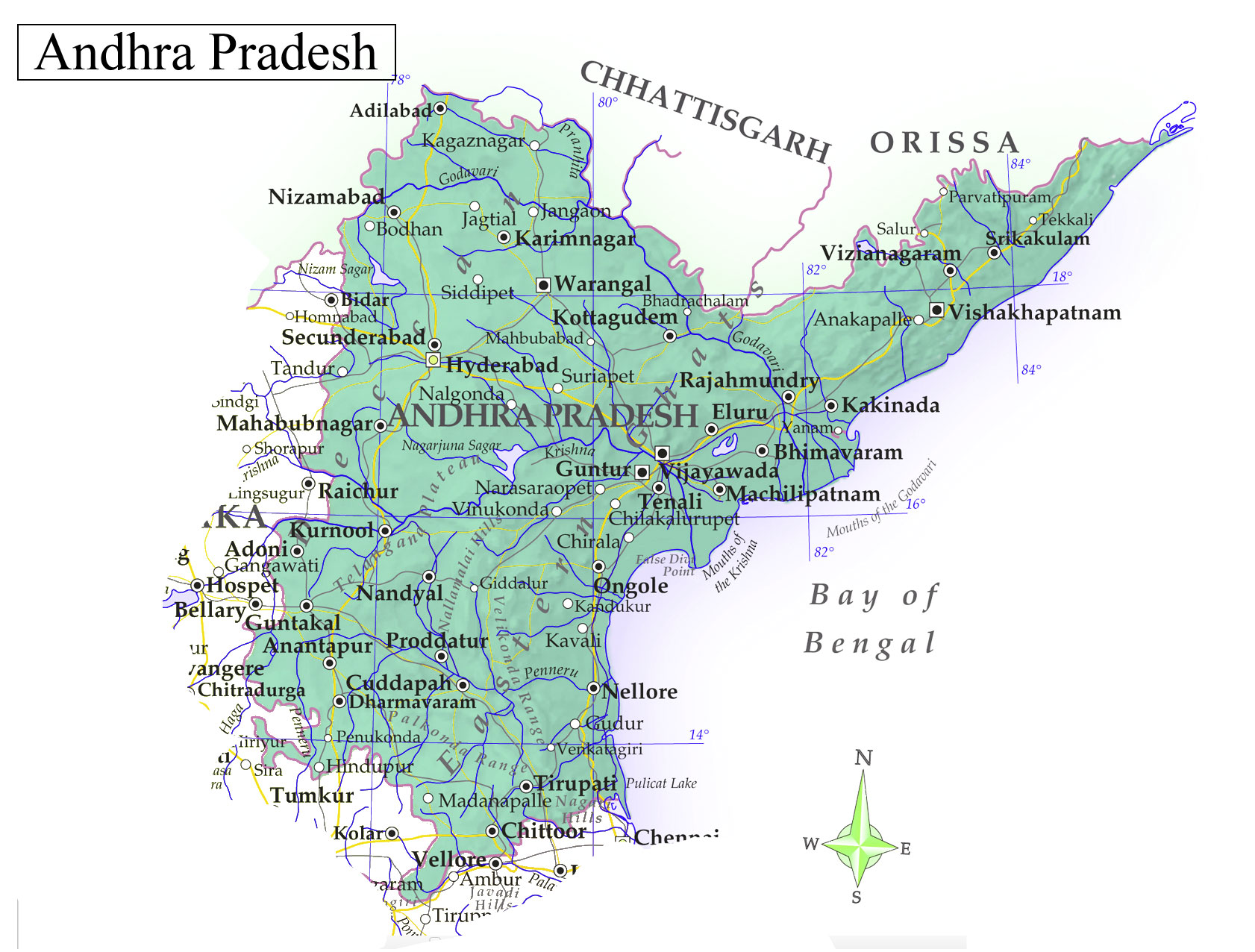 Andhrapradesh map