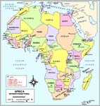 Africa Political map