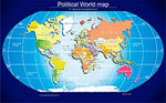 world political map